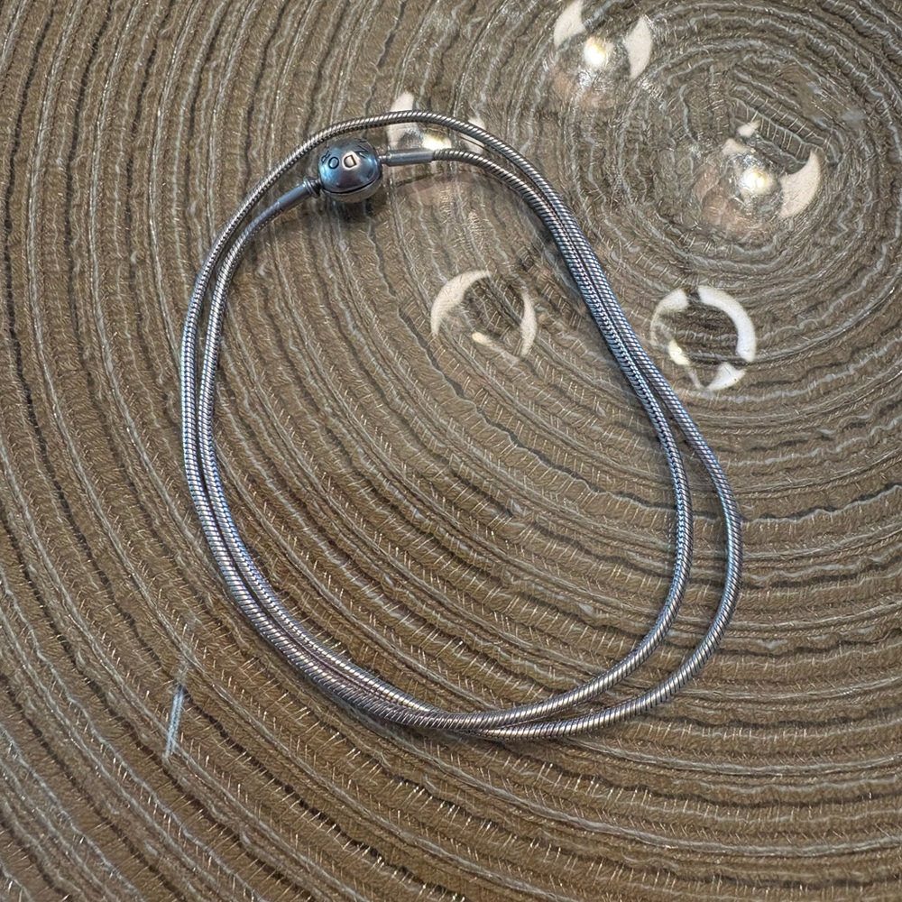 Authentic Pandora Essence Snake Chain NECKLACE 17.7 in / 45 cm RARE